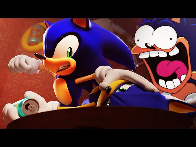 Balena, Mugi & Sasso Sonic Get Into A Bar Fight - Sonic Animation | Sasso Studios class=