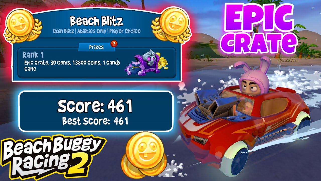 Beach Blitz 🪙| Epic🍇Crate Prize💫| Twinduction🛞+👨🏻‍🌾| Beach Buggy Racing ...