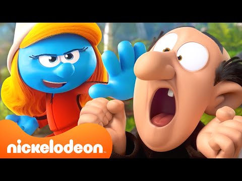 Os Smurfs detonam Gargamel por 60 minutos seguidos! 👊 | Nickelodeon em Português