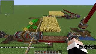 Create crop farm with gantry carriage + Mechanical Piston