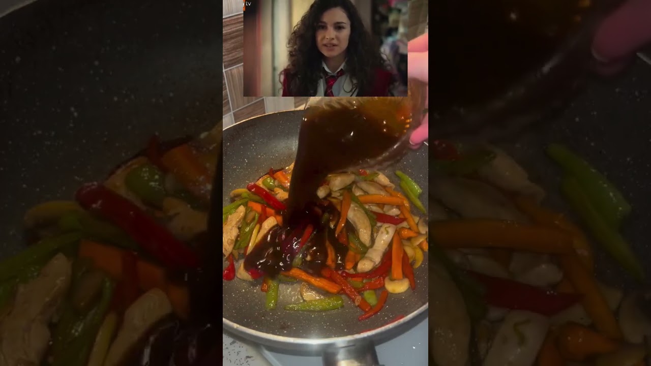 Tavuklu Sebzeli noodle 🍜  #ramazan #pratiktarifler #tarif