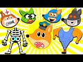 Kids Playing | Funny Stories about Fox Family Pretend Play Mystery Challenge | Cartoon for Baby #872