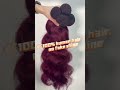 Baddie Mode: Activated 🍷 | Deep Burgundy Hair Transformation 🔥💅💖