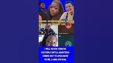 Ama official apologized on TikTok live