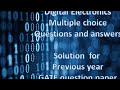 Objective type Questions and answers in Digital Electronics (part 7)/ combinational circuits