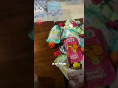 ES VENEZOLANA Y ARMÓ UNA COLECTA DE COMIDA PARA SUS COMPATRIOTAS
