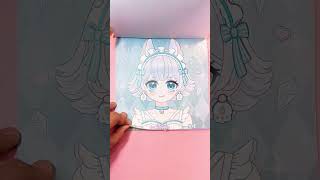 cute paper sticker #paperstickers #sticker #dressup