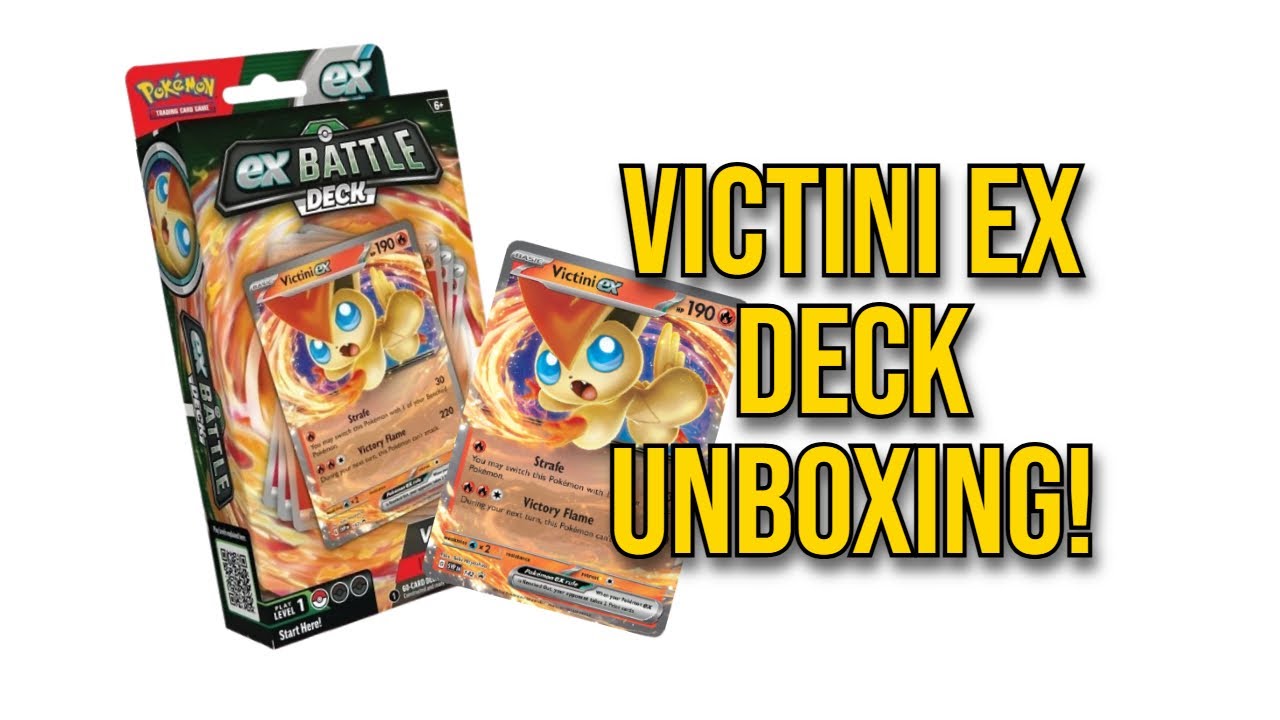Pokémon Victini ex Battle Deck Unboxing & Review!