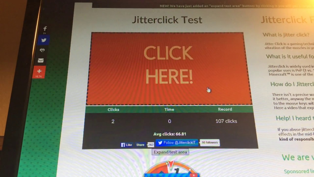 Jitter click [dansk] - YouTube