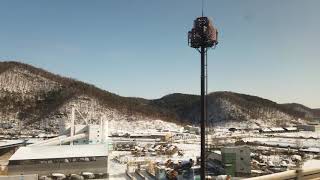 KTX Train Ride - Seoul to Osong, Korea (No Talking, No Music)