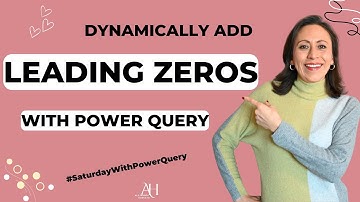 Dynamisch voorloopnullen toevoegen - #SaturdayWithPowerQuery