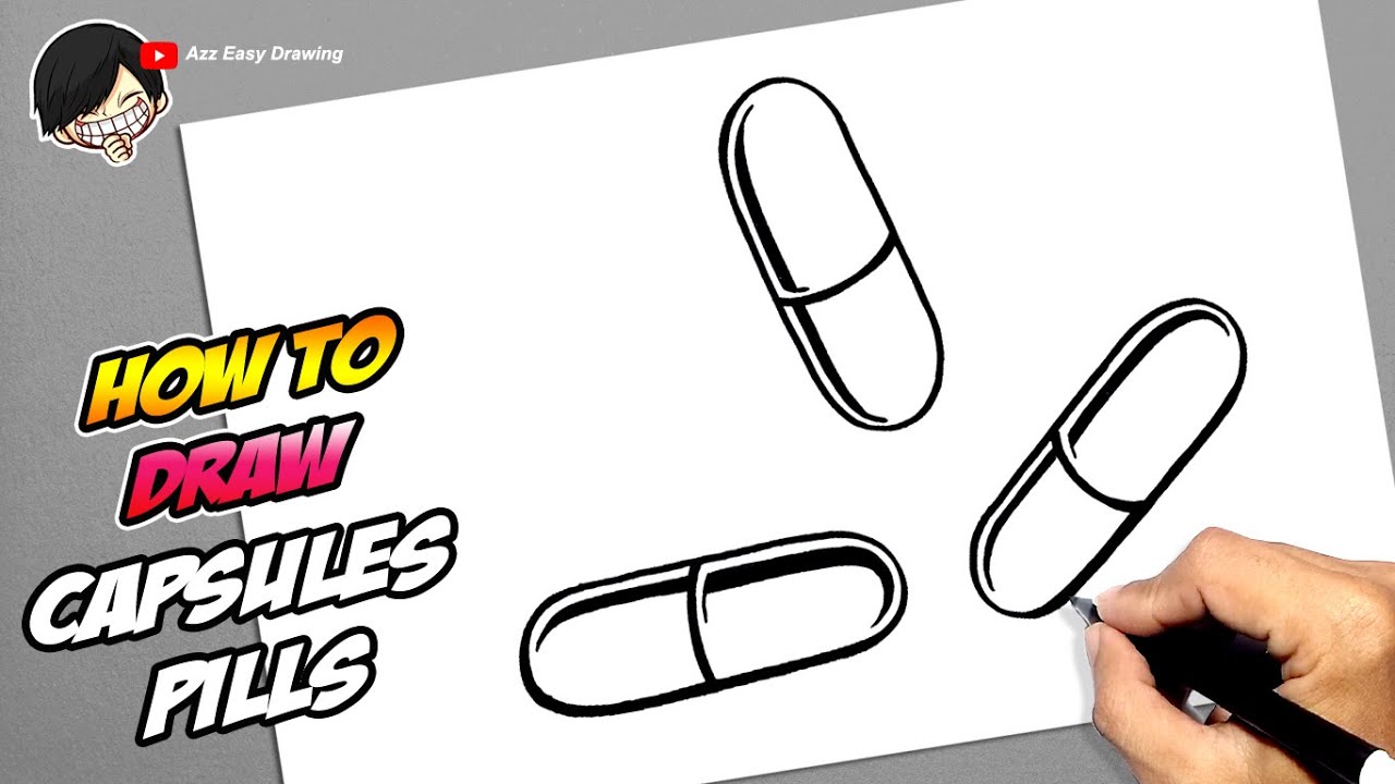 How To Draw Pills