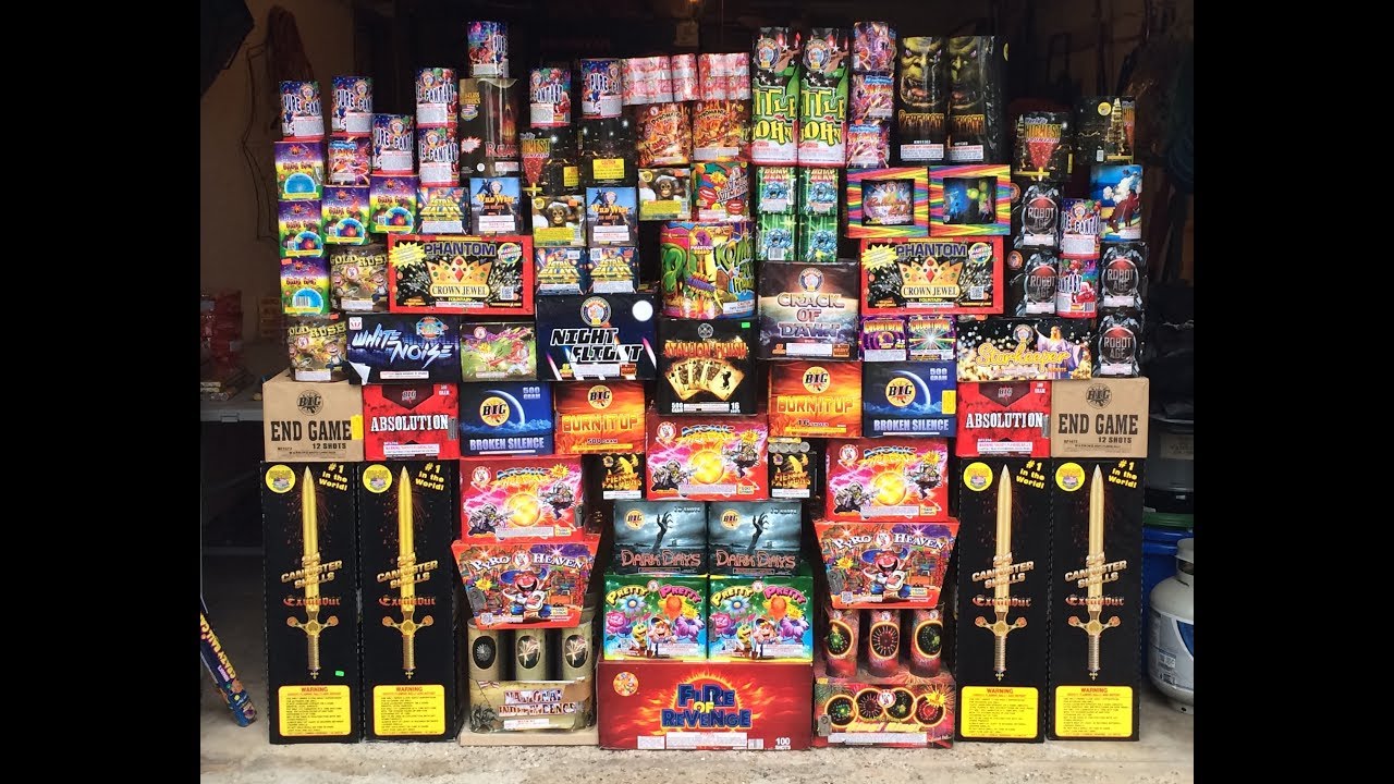 Firework Stashes of 2017!