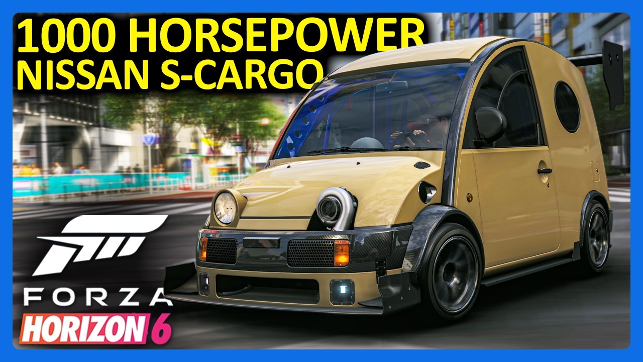 Forza Horizon 6 : 1000 Horsepower Nissan S-Cargo!! (FH6 Gameplay)