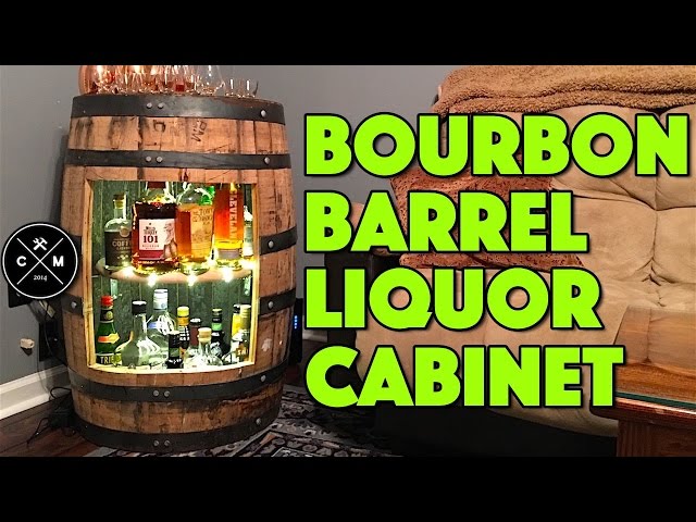 How To Build A Whiskey Or Wine Barrel Liquor Cabinet Crafted