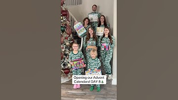 OPENING DAY 8 of our ADVENT CALENDARS!🎄#shorts #christmas