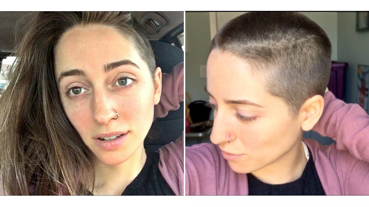 Shaving my head. This is it.