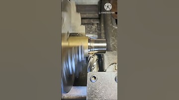 lathe process use a end milling cutter lathe profile turning #lathe #short #shorts