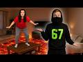 The 67 KID Makes Us Play the FLOOR is Lava Challenge
