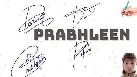 prabhleen name signature style#name signature with arooj