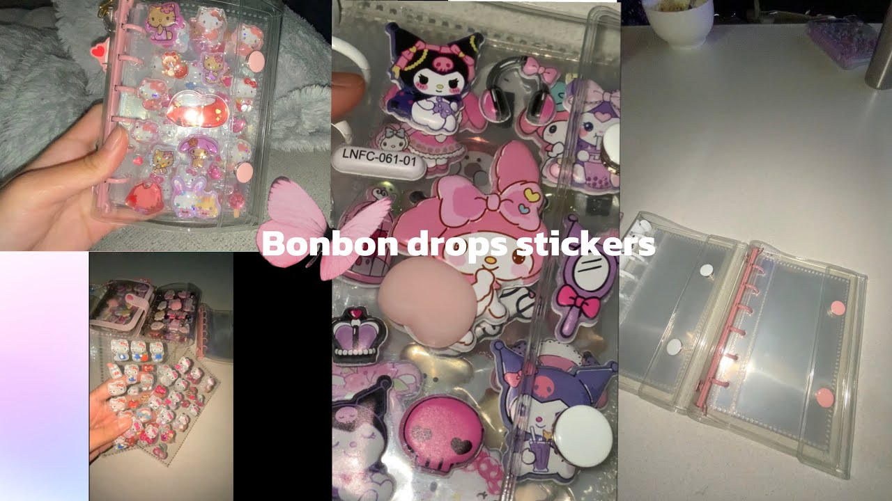 Making a bonbon drop stickers