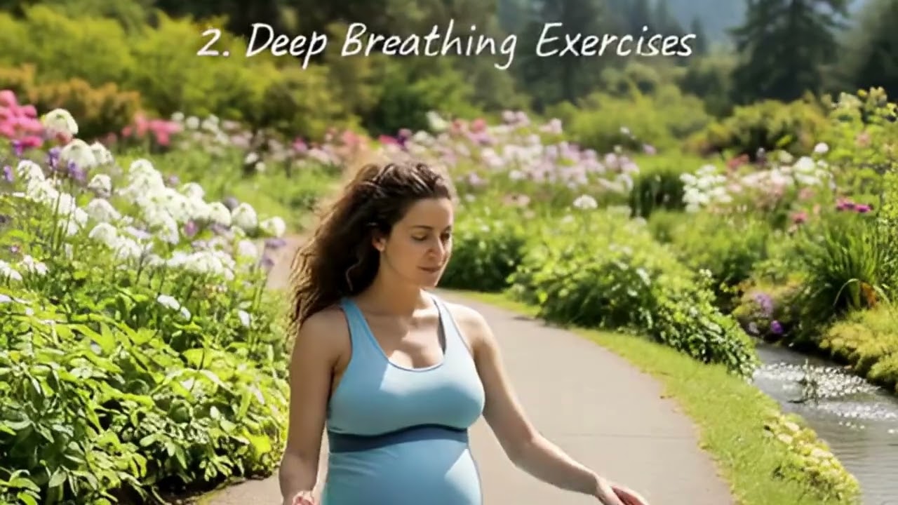 Relieve stress and prepare for an easier birth!" 2. Deep Breathing Exercises 