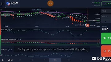 Iq options best strategy (dpo + Atr) indicator
