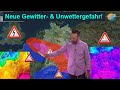 Neue Gewitter- &amp; Unwettergefahr. Weiter wechselhaft bis Anf. Juni. Wettervorhersage 18.-26.05.2024.