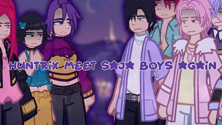 HUNTRIX and SAJA BOYS meet again {Jinu x Rumi} |KPOP Demon Hunters| Gacha Club Mini Serie (?)