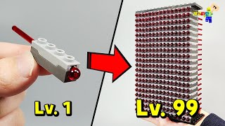 Lego weapon shooter level1 vs level99