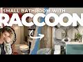 Small Bathroom Design in HomeStyler (with a Raccoon 🦝)