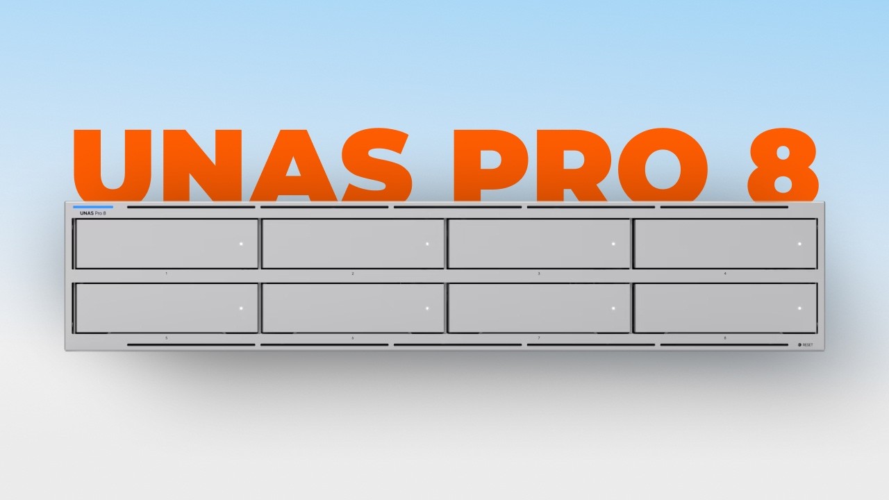 Mi nuevo NAS de Unifi — UNAS Pro 8 y UNAS 2