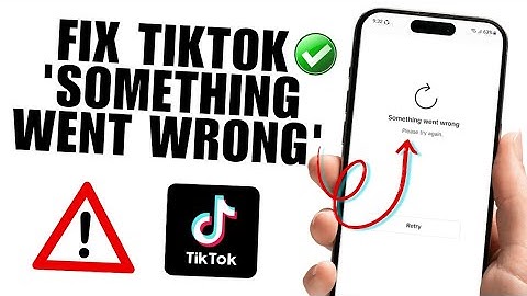 How To FIX TikTok Something Went Wrong Problem | Something Went Wrong TikTok Problem (Solution 2025)