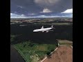 Watch a pilot nail this impossible approach ✈️ #flightsim #aviation #shorts