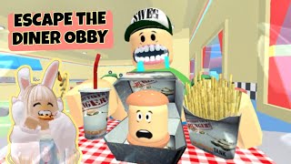 BE CAREFUL YOU WILL BE EATEN! | ESCAPE THE DINER OBBY 🍔🍟