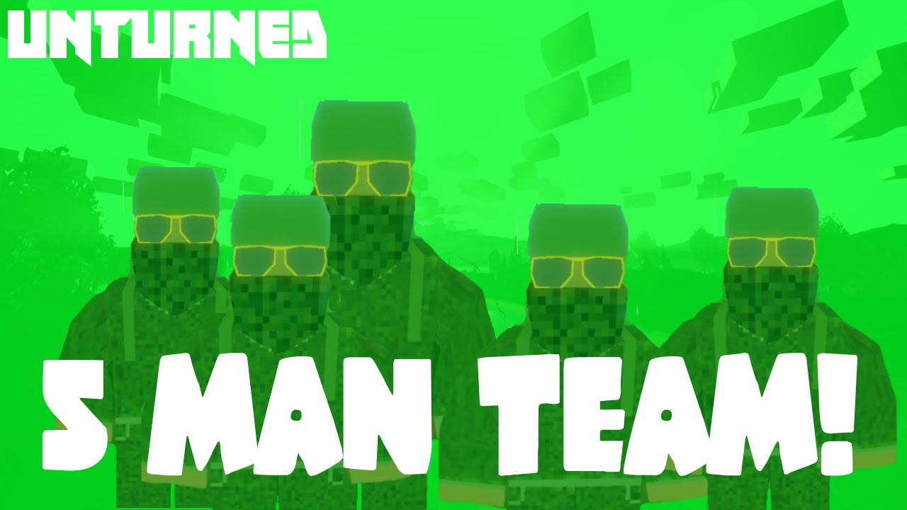 5 MAN ARENA TEAM?! | Unturned Arena Gameplay