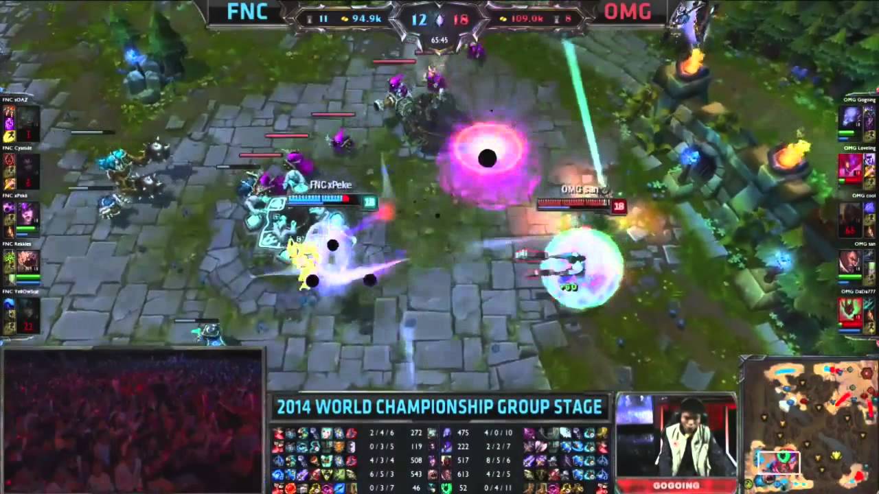 highlights subscription [Worlds 2014] FNC vs OMG Incredibly Intense two and a half minutes
