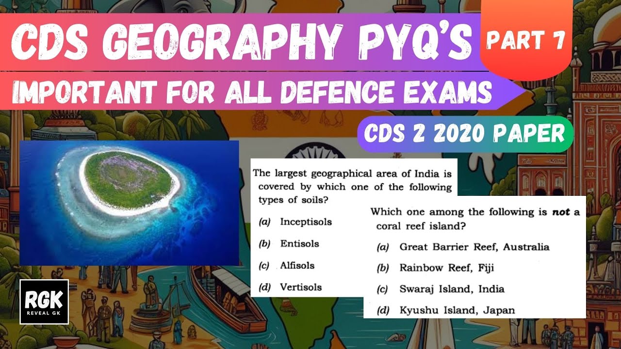 CDS Geography PYQs | CDS Paper 2 2020 Geography Questions | Important ...