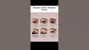 Beginners Brow Shaping Hacks | Easy Eyebrow Tutorial #BrowShaping #EyebrowHacks #MakeupForBeginners
