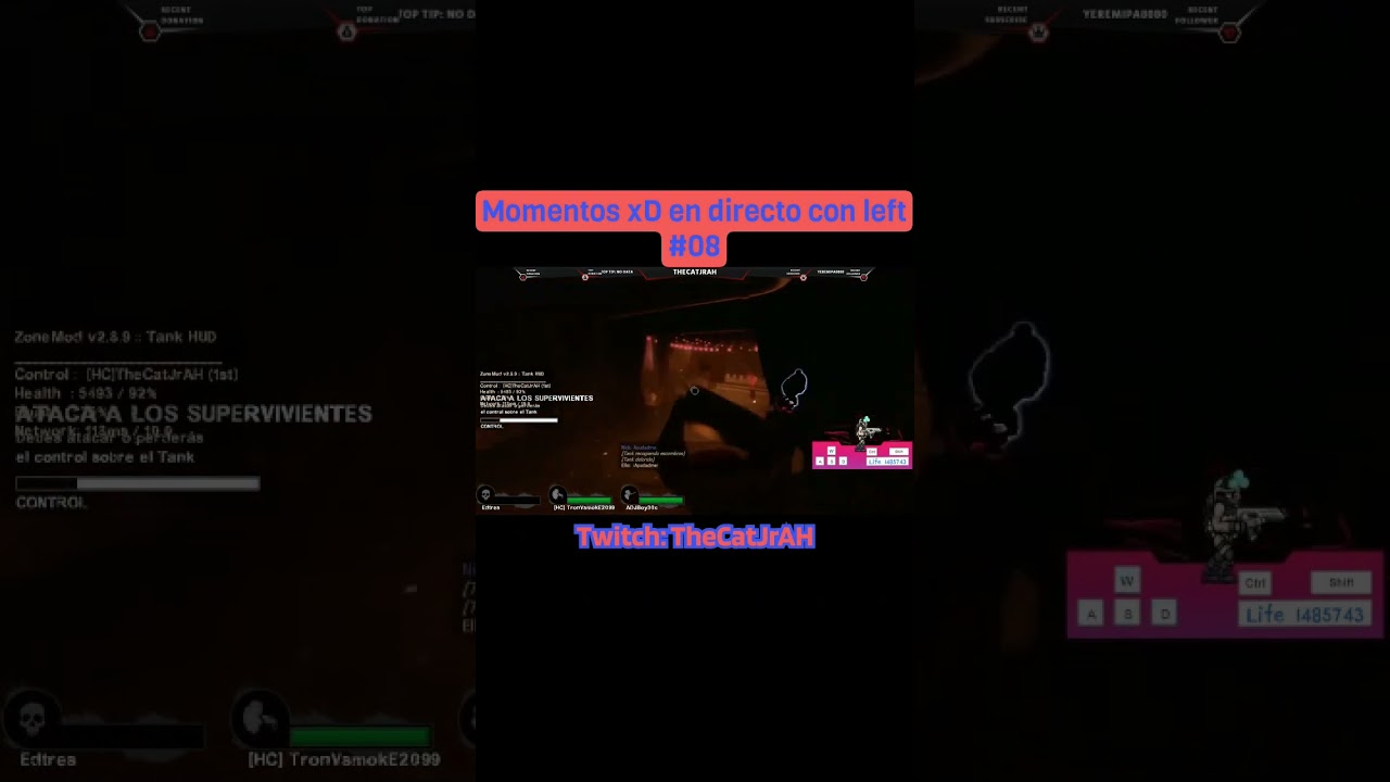 "Momentos xD en directo con left #08" 