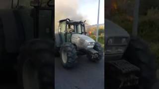 Incendio In Contrada Santa Rosa