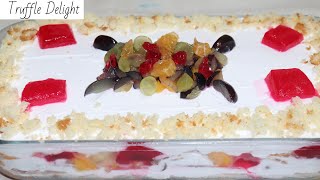 Fruit Truffle Delight | Dessert Recipe | Tasty Healthy Delight By Yasmin Huma Khan