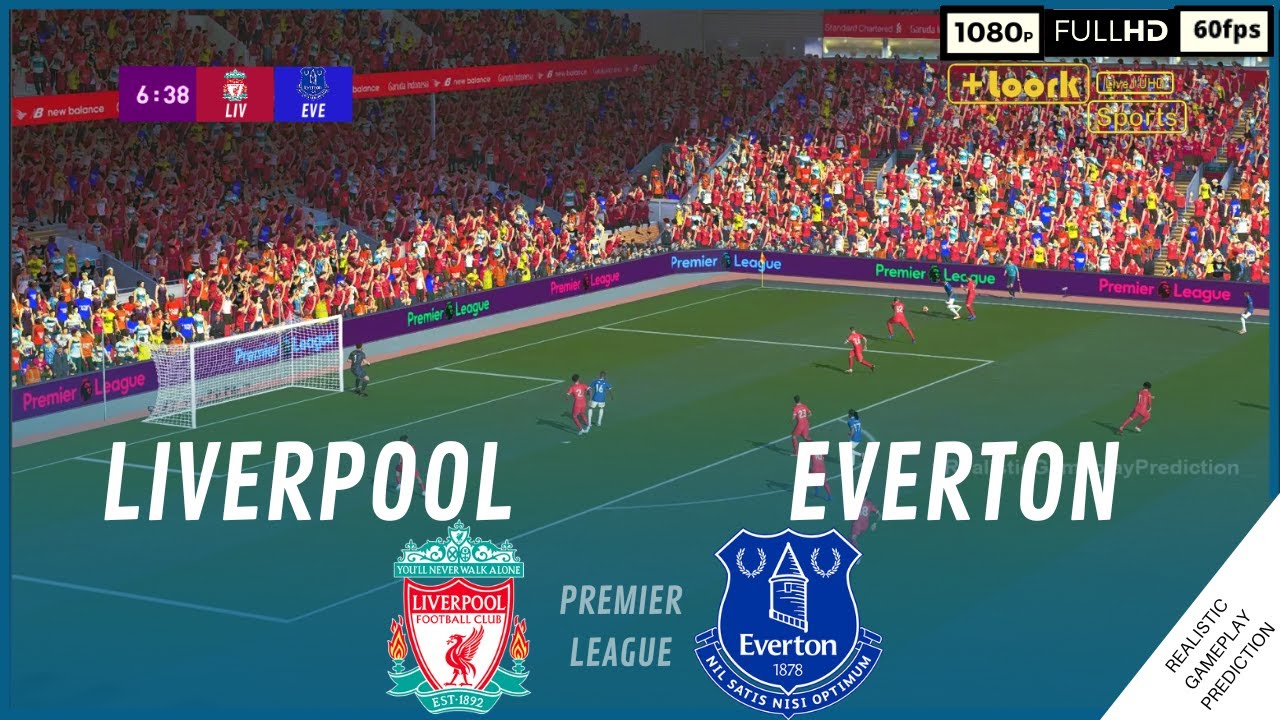 LIVERPOOL vs. EVERTON | Premier League 23/24 • Simulación & Predicción ...