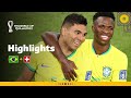 Casemiro downs Swiss  Brazil v Switzerland  FIFA World Cup Qatar 2022