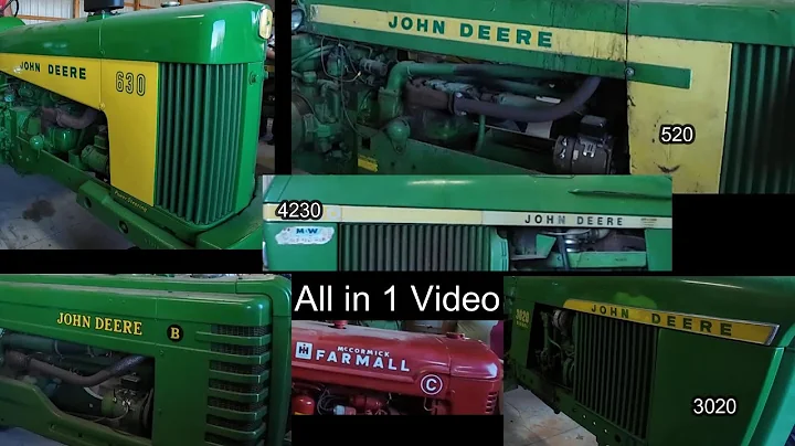 5 John Deere Tractors & 1 Farmall Sold at Auction