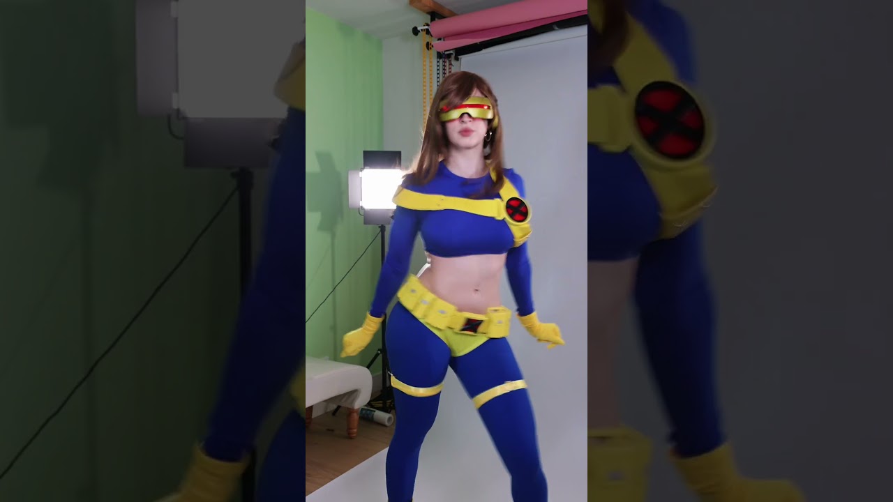 Cyclops transition video!! #xmen97 #xmen #cyclops #cosplay #marvel #gymgirl