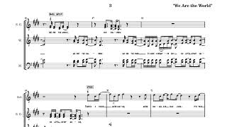 We Are the World for DeviantArt Sheet Music (Updated, Instrumental)