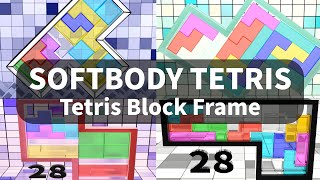 Softbody Tetris Compilation | TETRIS BLOCK FRAME