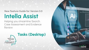 Intella Assist Tasks (Desktop)