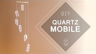 TiffyQuake | Quartz Crystal Mobile ♥ DIY